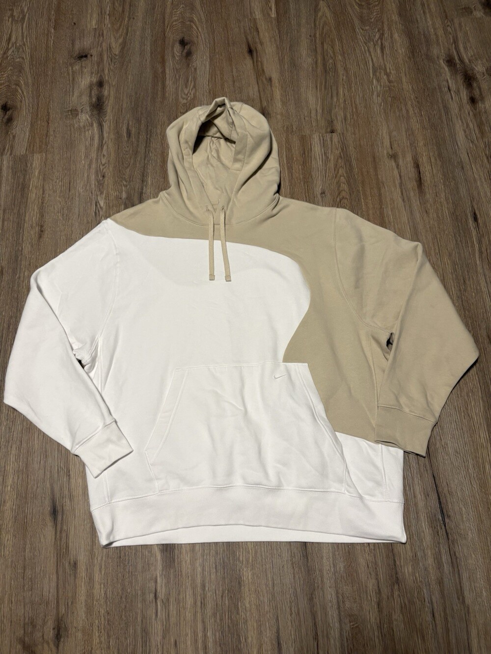 NWT $70 Nike Women's Beige Sportswear Fleece High Rise Sweatpants 2X